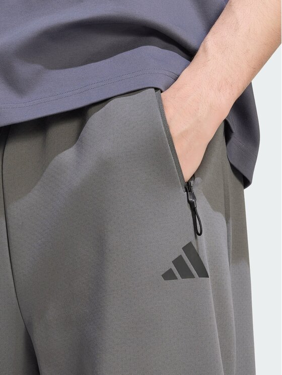 adidas adidas Kalhoty z materiálu Z.N.E. OPEN HEMZ.N.E. OPEN HEM Šedá Loose Fit