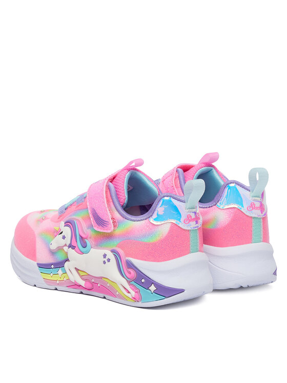 Skechers Skechers Superge S-Lights - Unicorn Chaser 302298N/PKMT Roza