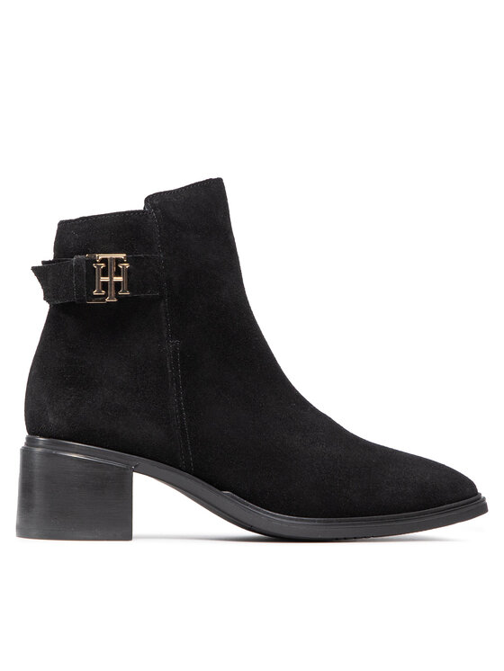 tommy hilfiger mid heel boots