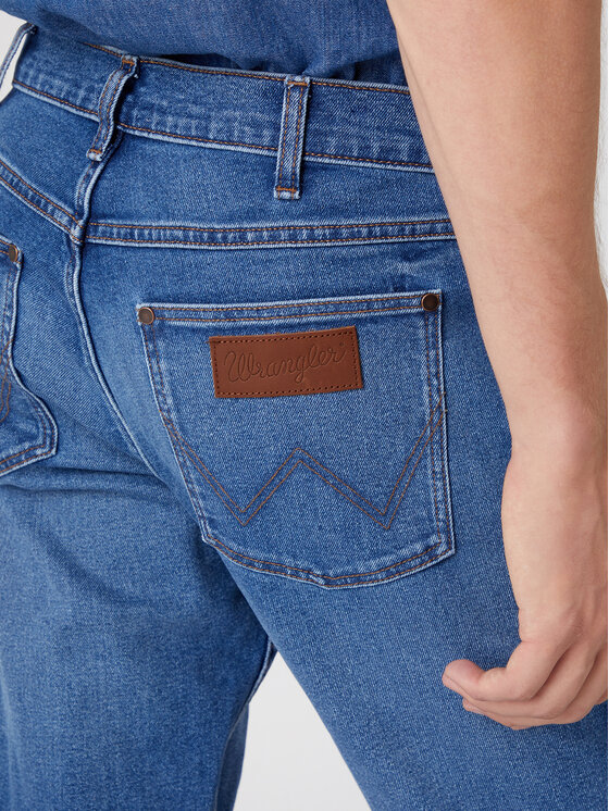 Wrangler Wrangler Jeansy Greensboro W15QYLZ91 112330708 Niebieski Straight Leg