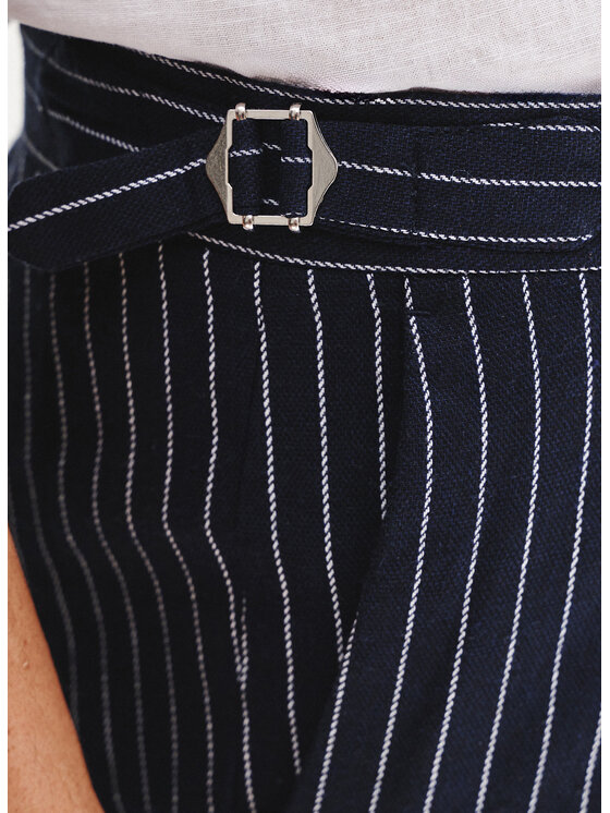 Pako Lorente Pako Lorente Szorty materiałowe P25SF-WS-003 Granatowy Classic Fit