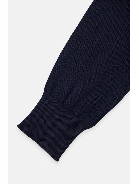 Lancerto Lancerto Sweter Lenny SW073223000029 Granatowy Regular Fit