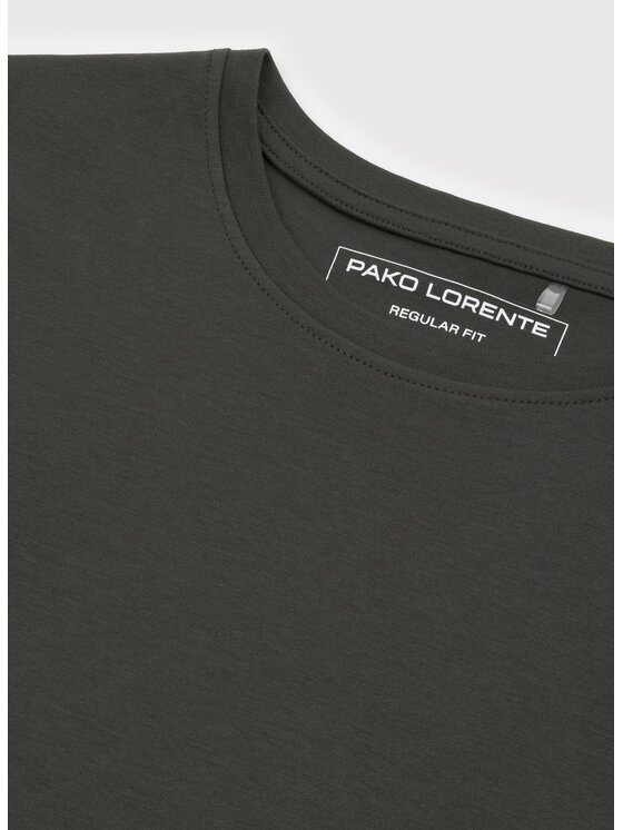 Pako Lorente Pako Lorente T-Shirt P000B-TT-005 Zielony Regular Fit