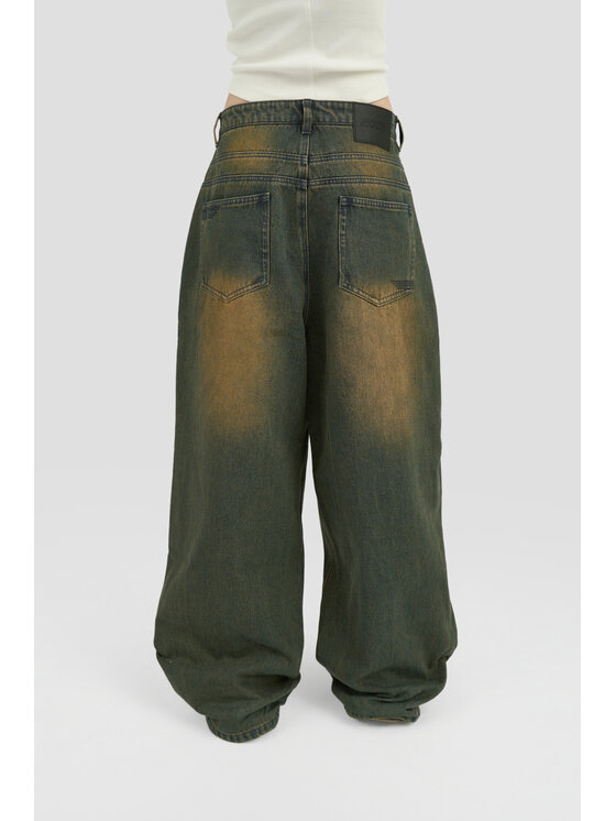 2005 2005 Jeansy Ultra Baggy Fit Corrode Blue Denim Niebieski Baggy Fit