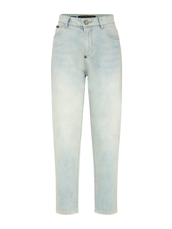 PHILIPP PLEIN PHILIPP PLEIN Jeansy 24897 Niebieski Mom Fit
