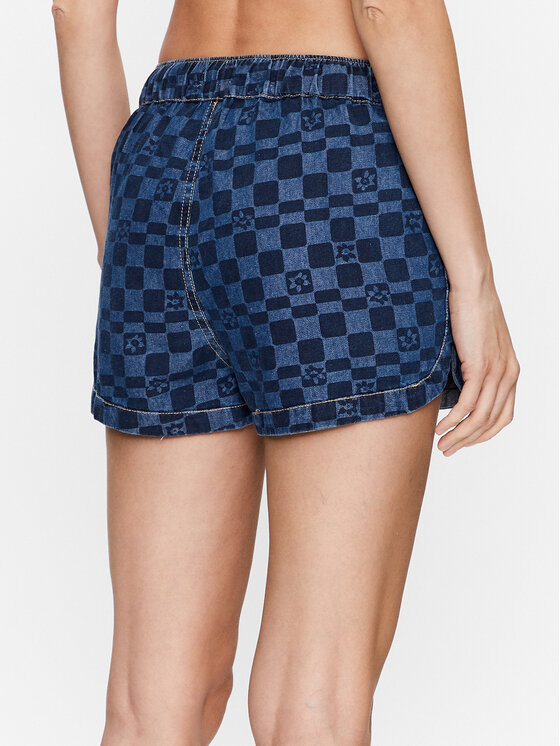 Roxy Roxy Džínsové šortky New Impossible ERJDS03300 Tmavomodrá Regular Fit