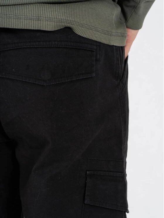 Marcus Marcus Pantaloni di tessuto Gerry Cargo Nero Cargo Fit