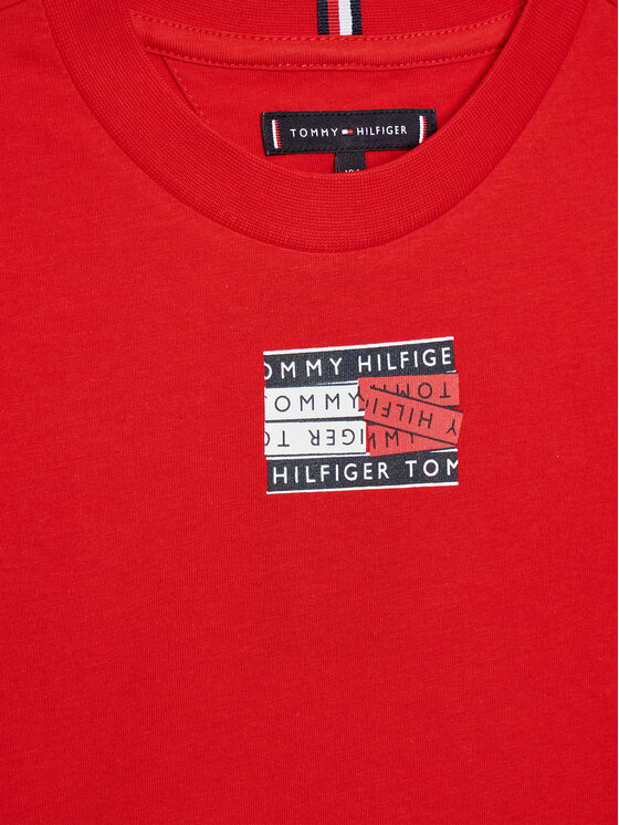T-shirt Tape Graphic KB0KB07282 M Rosso Regular