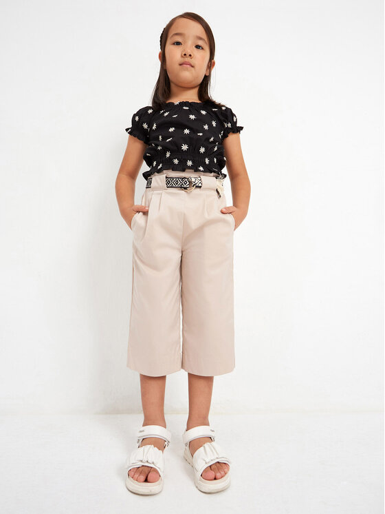 Mayoral Mayoral Штани з тканини 3506 Бежевий Regular Fit