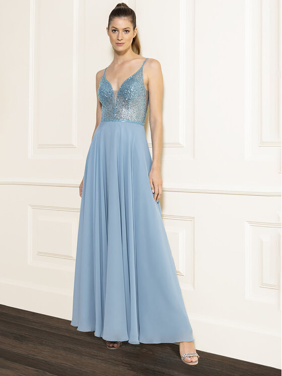 Swing Swing Вечірня сукня 5AC10500 Голубий Regular Fit