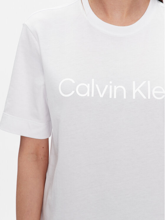Calvin Klein Performance Calvin Klein Performance T-särk 00GWS3K128 Valge Relaxed Fit