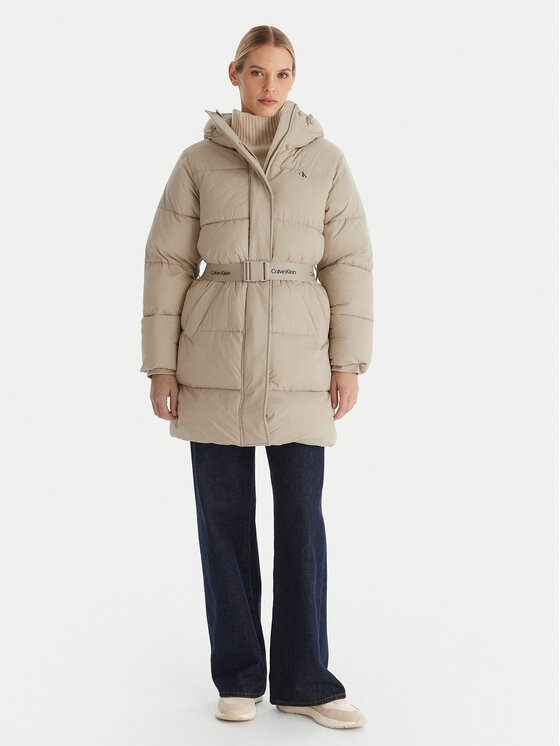 Calvin Klein Jeans Calvin Klein Jeans Zimska jakna LV047D508G Bež Regular Fit