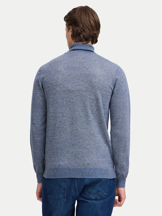 Blend Blend Rollkragenpullover 20717261 Blau Regular Fit