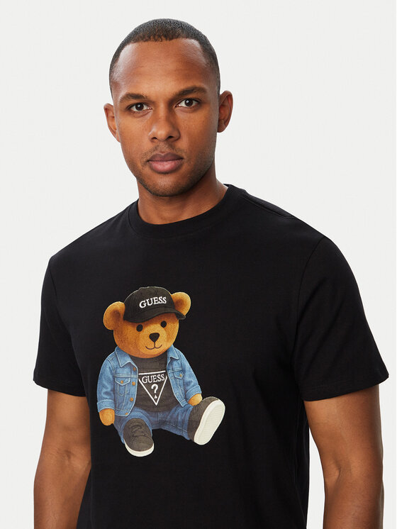 Guess Guess T-shirt M6BI64 K6573 Nero Regular Fit
