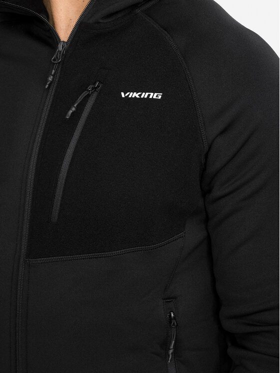 Viking Viking Bluza Arbaz Man Hoodie Czarny Regular Fit