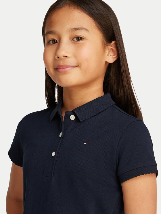 Tommy Hilfiger Tommy Hilfiger Rochie de zi Essential KG0KG08564 D Bleumarin Regular Fit