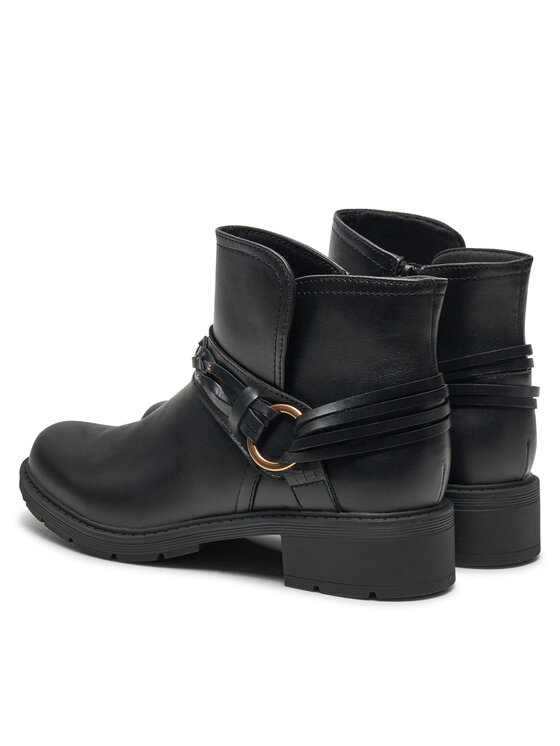 Clarks Clarks Botki Hearth Kaylie 26179613 Czarny