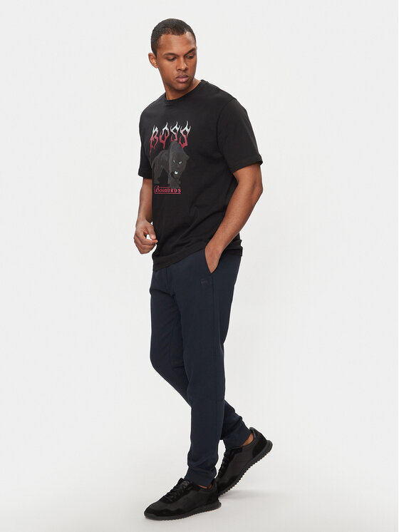 BOSS Boss Spodnie dresowe Sestart 50509303 Granatowy Regular Fit