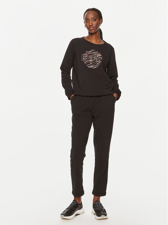 Liu Jo Sport Liu Jo Sport Marškinėliai TF4146 FS090 Juoda Regular Fit