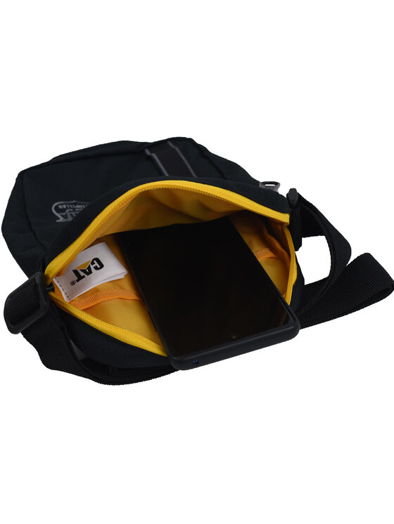CATerpillar CATerpillar Saszetka Caterpillar Peoria City Bag Czarny