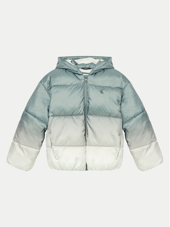 Calvin Klein Jeans Calvin Klein Jeans Žieminė striukė Gradient IG0IG02591 D Žalia Regular Fit