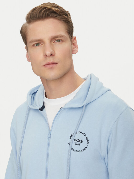 Jack&Jones Jack&Jones Majica dugih rukava Simon 12269366 Svijetloplava Standard Fit