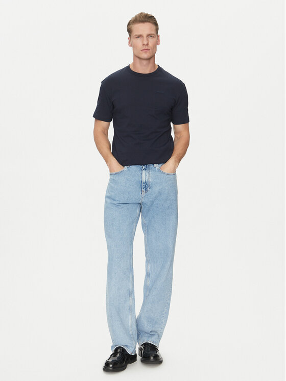 Calvin Klein Calvin Klein T-Shirt K10K112749 Tmavomodrá Comfort Fit