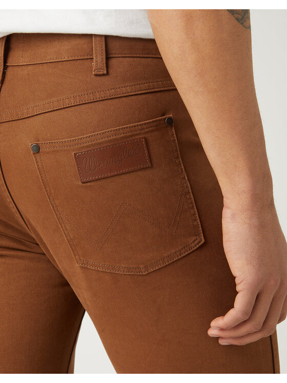 Wrangler Wrangler Jeans LARSTON Marrone Slim Fit