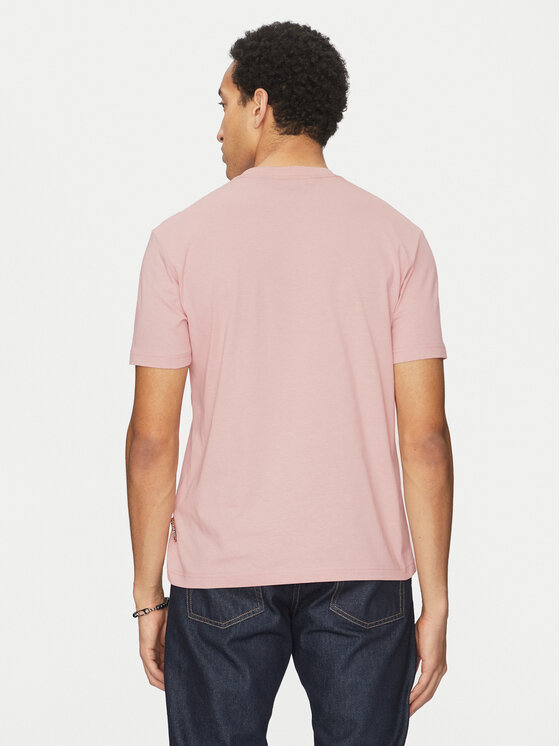 Just Cavalli Just Cavalli Póló 78OAHT01 Rózsaszín Regular Fit