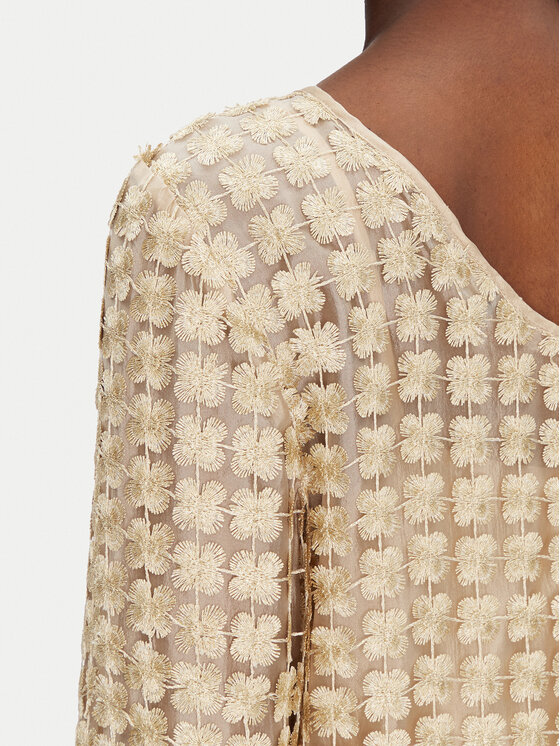 Bruuns Bazaar Bruuns Bazaar Abito da cocktail Yva BBW4530 Oro Regular Fit