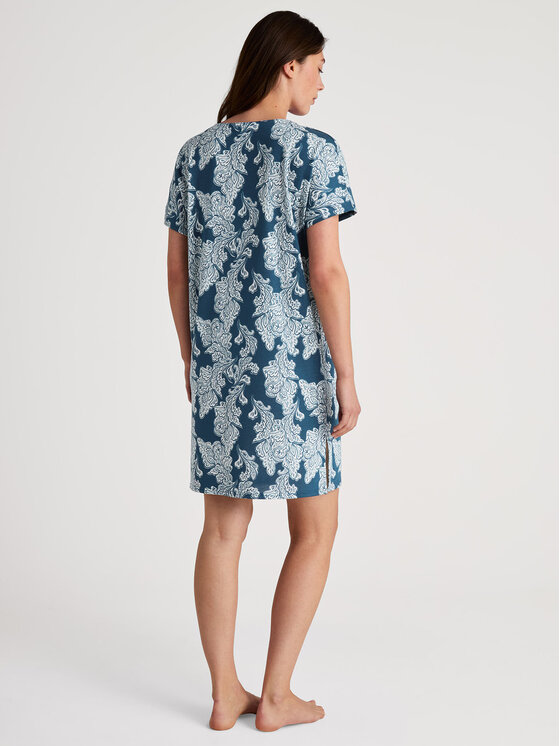 Calida Calida Camicia da notte 31357 Blu Comfortable Fit