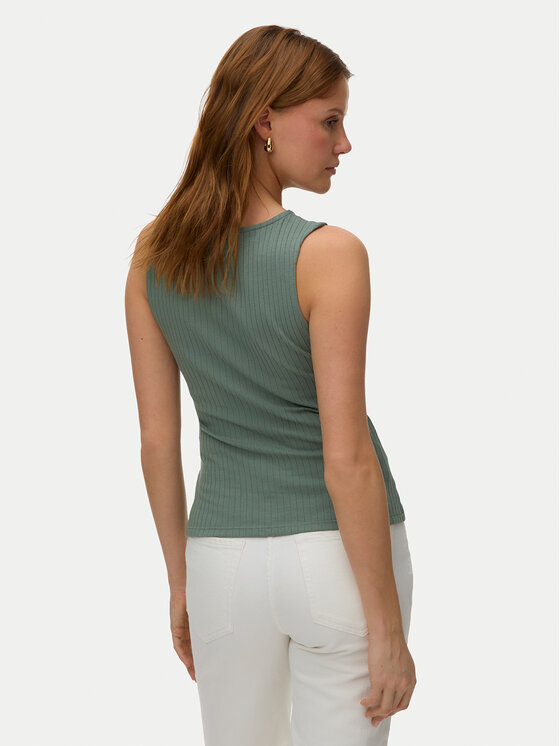 Vero Moda Vero Moda Top Ruby 10342997 Zielony Slim Fit