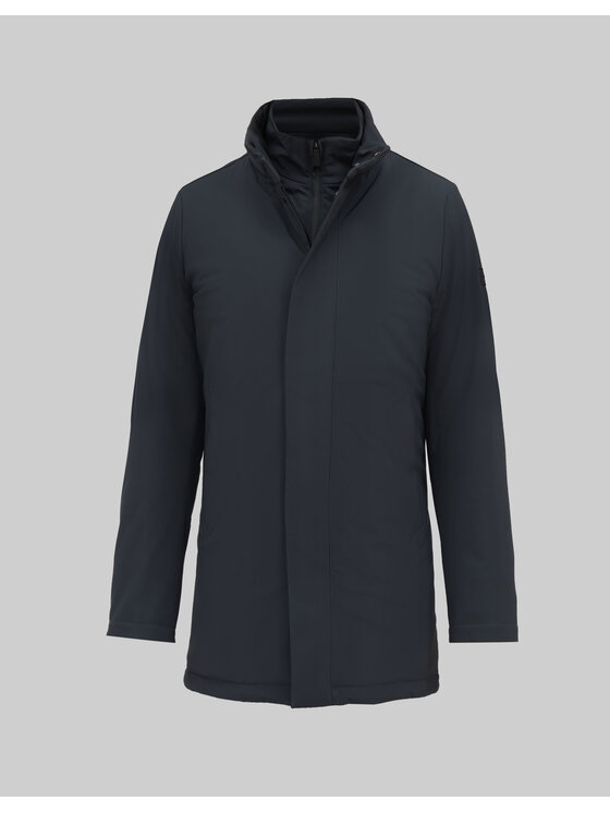 Borgio Borgio Płaszcz nizza Granatowy Slim Fit