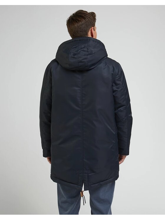 Lee Lee Kurtka zimowa PARKA Czarny Regular Fit