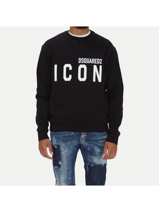 Dsquared2 Dsquared2 Mikina S79GU0004 S25515 Černá Regular Fit