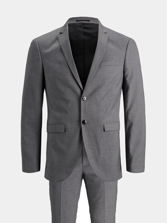 Jack&Jones Jack&Jones Costum Franco 12181339 Gri Super Slim Fit