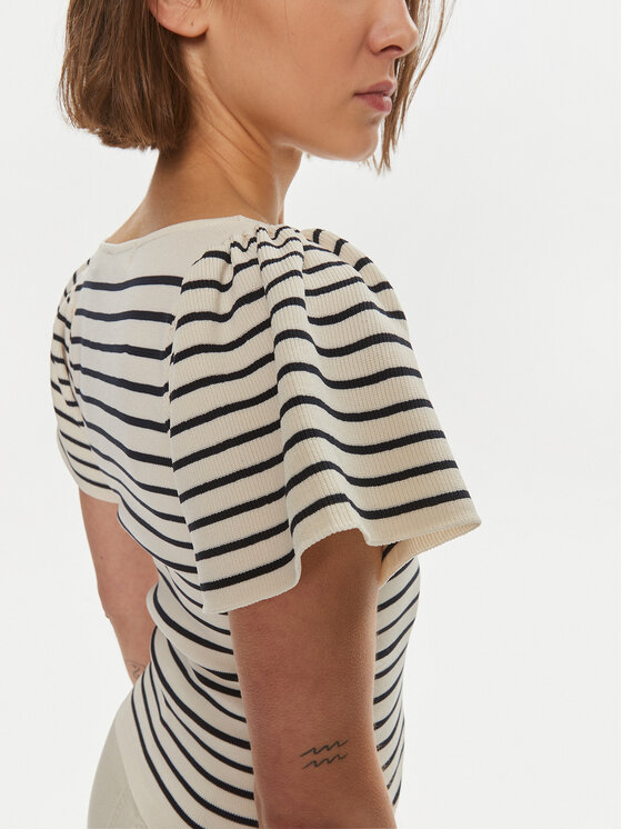 Vero Moda Vero Moda Blūze Ginny 10278323 Balts Slim Fit
