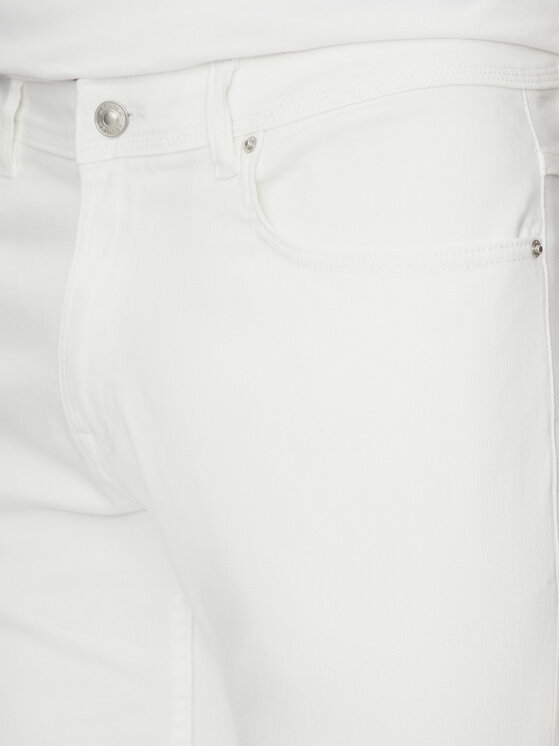Hechter Paris Hechter Paris Jeansy 26050 151363 Biały Slim Fit