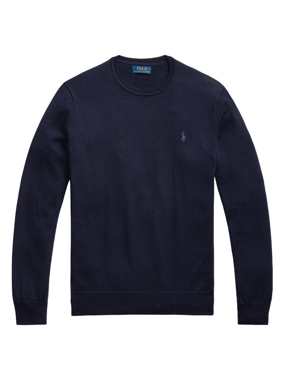 Polo Ralph Lauren Polo Ralph Lauren Pulover 710946143001 Mornarsko modra Slim Fit
