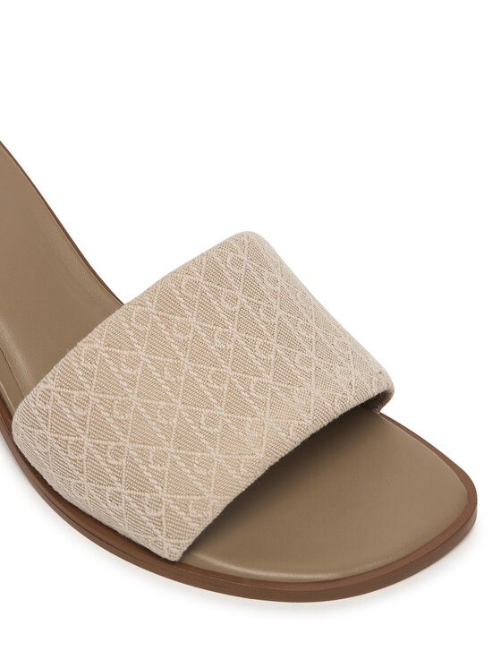 Calvin Klein Calvin Klein Natikače Block Heel Sandal Aop HW0HW03016 Bež