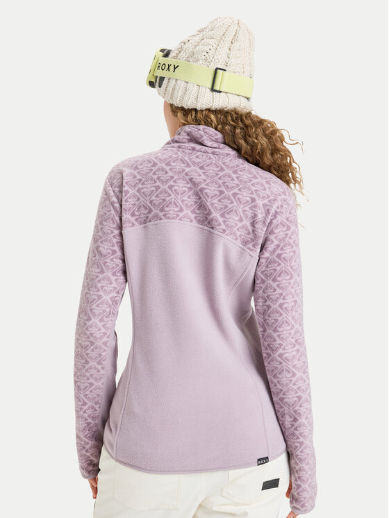 Roxy Roxy Fleece Sayna Half Zip ERJFT04831 Μωβ Regular Fit