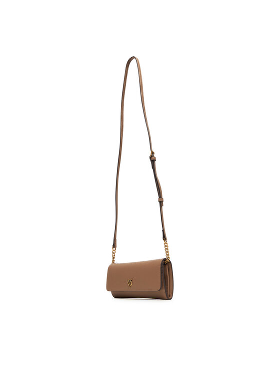 PINKO PINKO Kabelka Love Tiny Brids Wallet C AI 25-26 PCPL 103765 A0F1 Hnědá