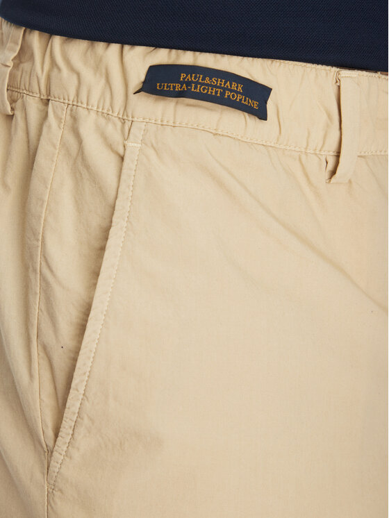 Paul&Shark Paul&Shark Шорти от плат 25414026 Бежов Regular Fit