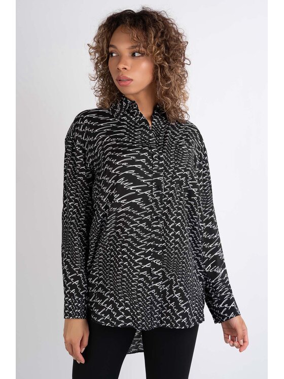 PINKO Pinko Košile Cricchetto Černá Regular Fit