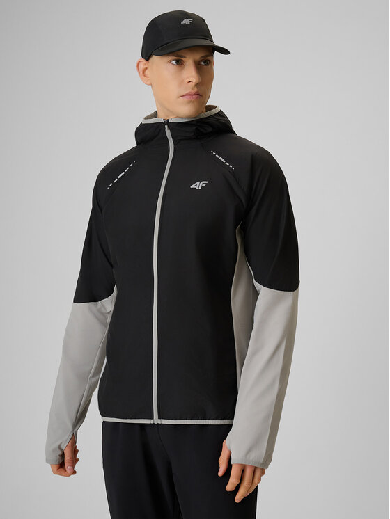 4F 4F Bluza RUNNING Szary Regular Fit