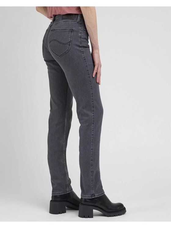 Lee Lee Jeansy MARION Szary Straight Fit
