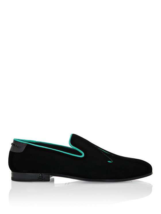PHILIPP PLEIN PHILIPP PLEIN Loafersy 3423 Zielony