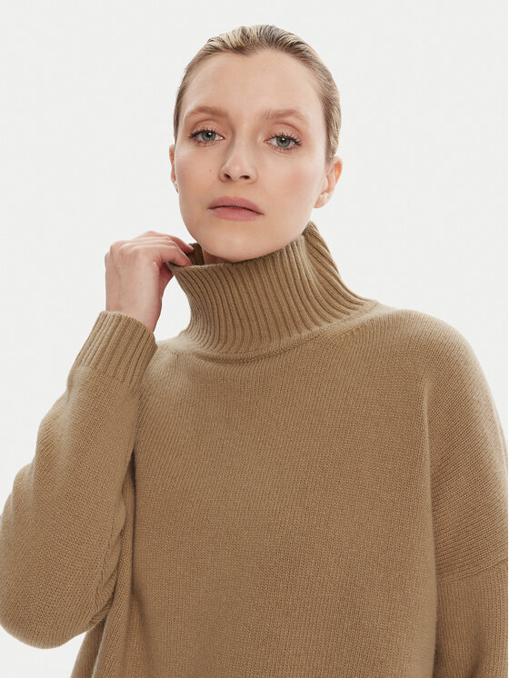Weekend Max Mara Weekend Max Mara Golfas Borgia 2525366112 Smėlio Relaxed Fit