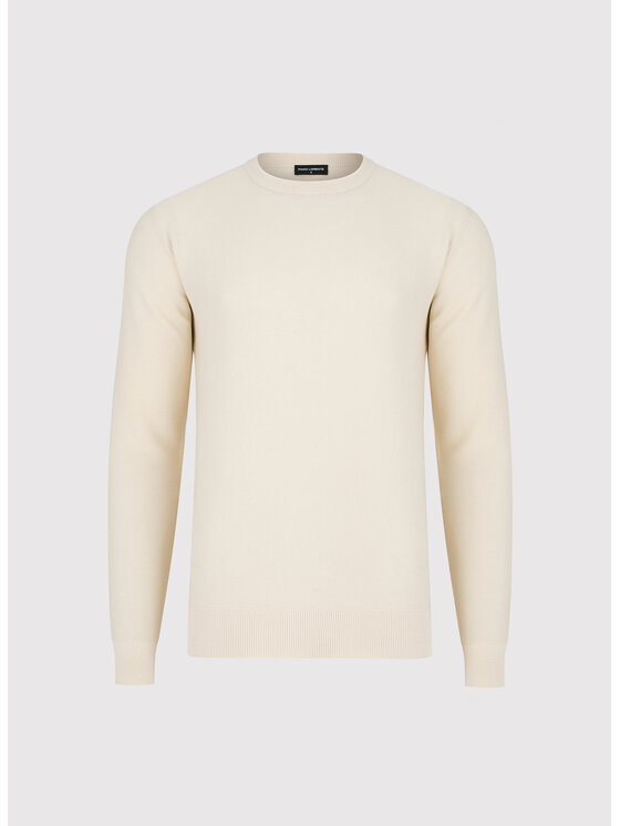 Pako Lorente Pako Lorente Sweter P26SF-2X-001 Beżowy Classic Fit