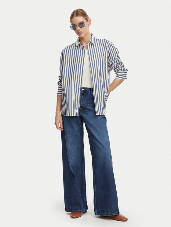 Tommy Hilfiger Tommy Hilfiger Krekls WW0WW45612 Gaiši zila